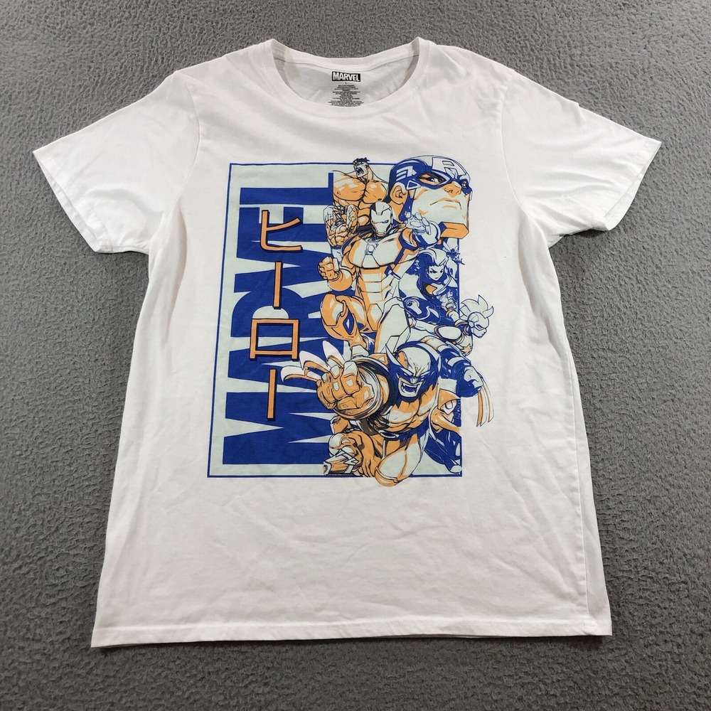 marvel comics T Shirt Men's L White